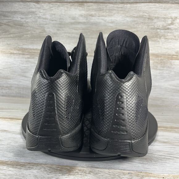 Nike Men’s Zoom Hyperfuse 2011 454136-003 Black Metallic Luster Shoes Size 15 - Picture 5 of 9
